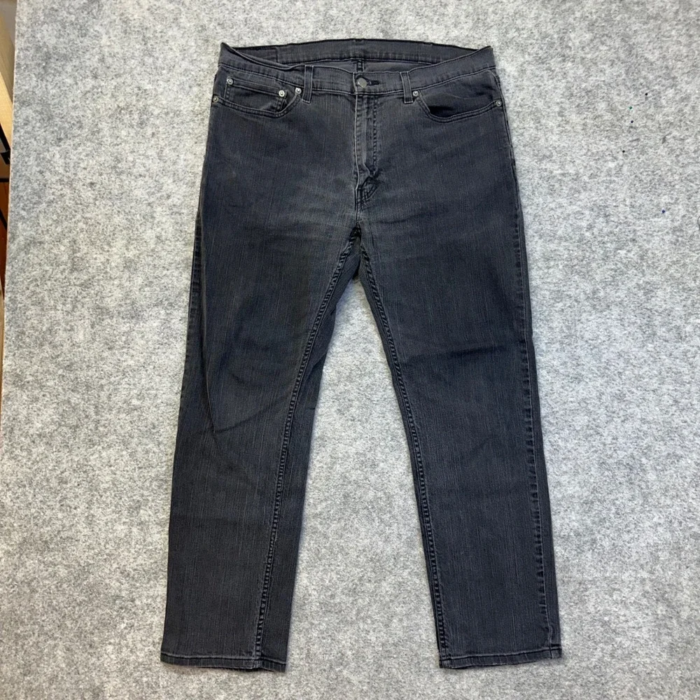 Lot of 5 Levi's 559 Relaxed Straight Jeans Mens 38x32 Blue Black Work Pants